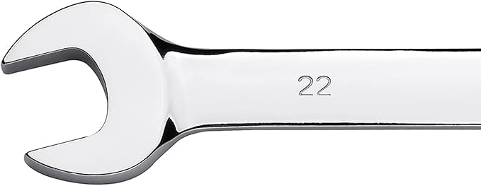 Maxpower 8-Piece Metric Wrench Set, 12-Pointed Box End, Made with Forged and Heat-Treated Cr-V Steel, Includes Sizes 8mm-22mm