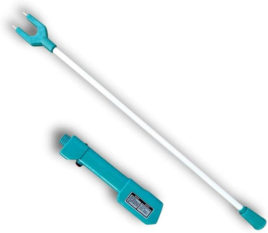 Cattle Prod Waterproof Cattle Prod Stick with LED Light, Rechargeable Electric Livestock Prod