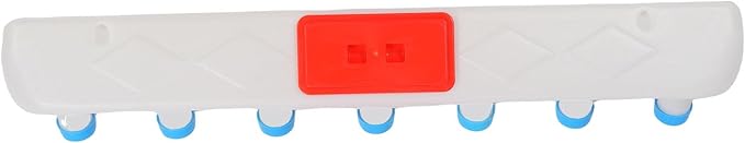 Piglets Drink Feeder Raising Equipment, 7 Nipples Piglets Nipples Drink Feeder, Enhanced Comfort Hanging Design Livestock Teat Milk Feeding Tool for Lamb Goat Calf Farm