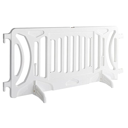 Billboard Barricade 42x96 Plastic Pedestrian Barricade- White