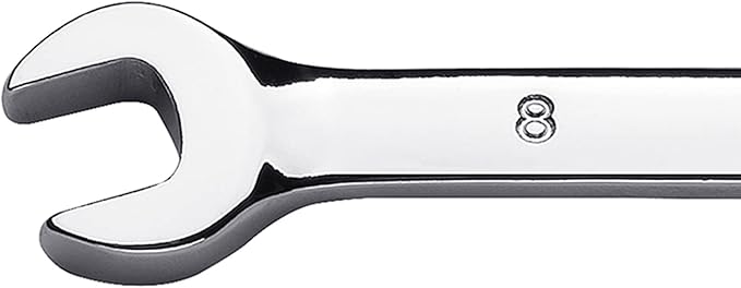 Maxpower 8-Piece Metric Wrench Set, 12-Pointed Box End, Made with Forged and Heat-Treated Cr-V Steel, Includes Sizes 8mm-22mm