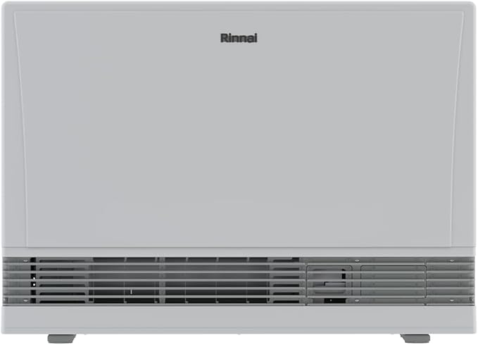 Rinnai EX38DTWP Direct Vent Wall Furnace, Indoor Propane Heater, Energy Efficient Space Heater, 36,500 BTU, White large