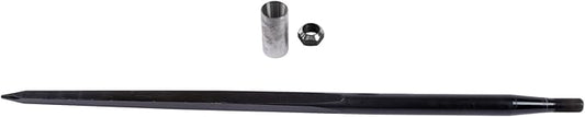 1PCS 49In Black Hay Bale Piercing Fork 4500lbs Load-Bearing Quick Connection System Replacement for Skid Steer Loaders Tractors and Farm Tools