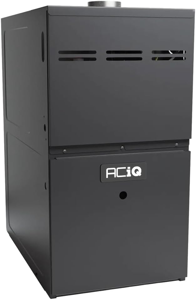 ACiQ 80% 60,000 BTU Single Stage Gas Furnace with LP Kits - 14" Width - Upflow/Horizontal | 1200 CFM HVAC Gas Heater