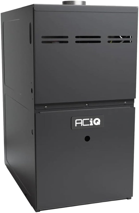ACiQ 80% 60,000 BTU Single Stage Gas Furnace - 14" Width - Upflow/Horizontal | 1200 CFM HVAC Gas Heater