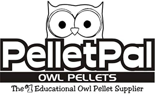 PelletPal Premium Barn Owl Pellets, Large (Pack of 10) - Free Bone ID Chart, 10 Forceps, 10 Paddle Picks, and Teaching Guide Included!