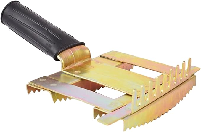 Horse Brush, Livestock Grooming Comb, Portable Equine Hair Removal Brush, Durable Handle Mane Tail Cleaning Tool, for Pet Cattle Horse Goat Sheep Stable Farm Outdoor Care Daily Use Groomer Supplies
