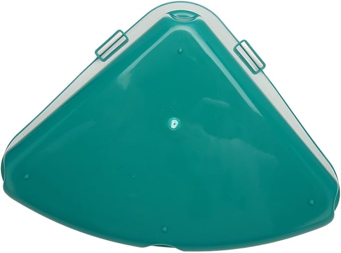 Small Animal Corner Litter Box, Fanshaped Rabbit Litter Box Odorless Reinforced Sturdy for Guinea Pigs (M)