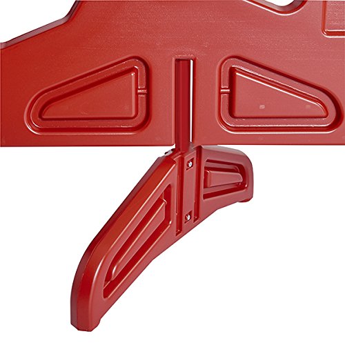 Billboard Barricade 42x96 Plastic Pedestrian Barricade- Yellow