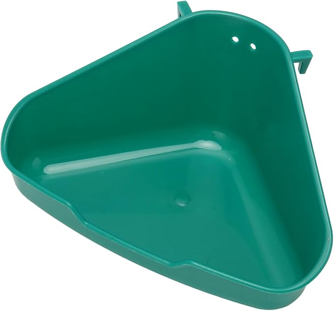 Small Animal Corner Litter Box, Fanshaped Rabbit Litter Box Odorless Reinforced Sturdy for Guinea Pigs (Small)