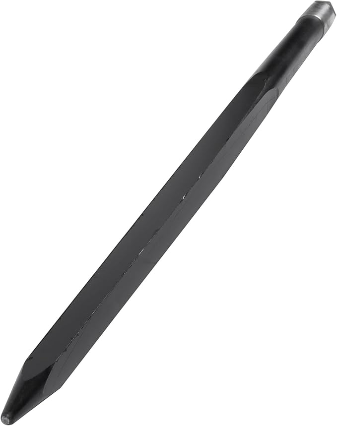 1PCS 49In Black Hay Bale Piercing Fork 4500lbs Load-Bearing Quick Connection System Replacement for Skid Steer Loaders Tractors and Farm Tools
