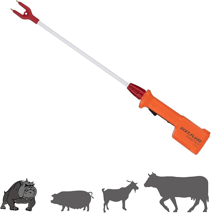 Rechargeable Waterproof Livestock Prod for Cows Cattle and Swine prod hog prod Animal prod for Big Large Dogs (NOT for Small Dog OR Pets), Shaft Length 28", Total Length 38 1/2 inch