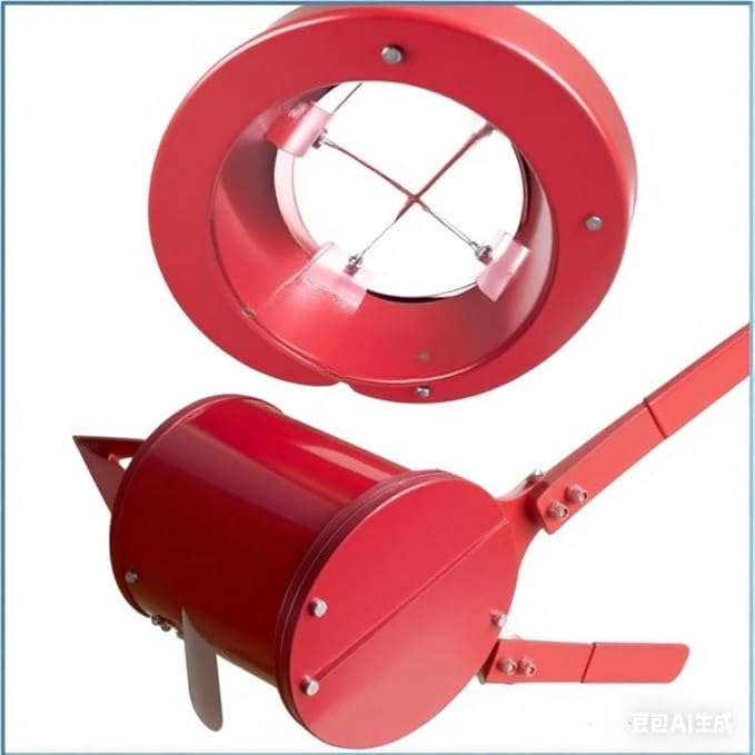 Big Bag Dispenser Bulk Bag Unloader Dischargers for Farms Construction Industry(Red)