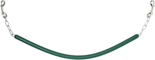 SmartEquine Stall Chain | Stall Area Fence Gate Hardware | Standard Size | Features 2 Double-Ended Snaps | 1" Wide Rubber | 45.5" Long | Hunter
