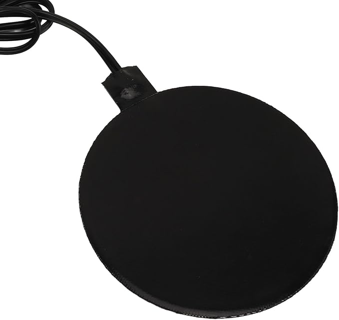 Chicken Water Heater for Winter, Poultry Water Heater Base 35W 120V Silicone Heated Pad Chicken Waterer Heated Chicken Coop Heater for Metal Bucket Stock Tank