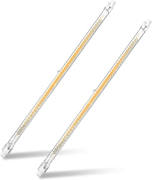 400W Chicken Coop Heater Bulb, Replacement Bulb Accessories for Chicken Heat Lamp, Brooder Heater Tubes for Chicks, Poultry, Pets, 2 Pack