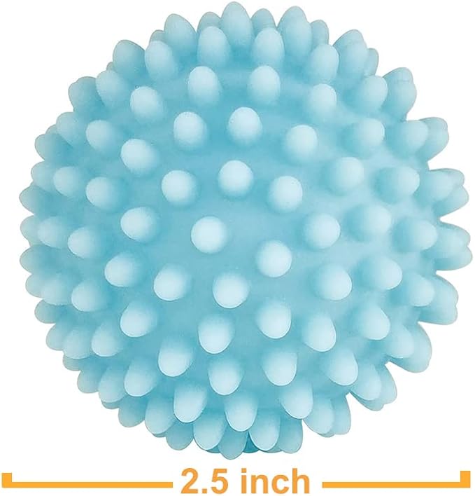 4-Pack Reusable Laundry Dryer Balls - Eco Friendly Fabric Softener Alternatives Soften and Fluff Laundry Wrinkle Release(Set of 4 Colorful Color)