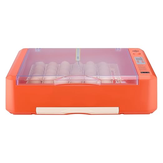 VEVOR 36 Egg Incubator, Automatic Egg Turner with LED Candler & Water Tray, Temperature & Humidity Control, 360° View Clear Window, Poultry Eggs Incubators for Hatching Chicks Ducks Goose Quails
