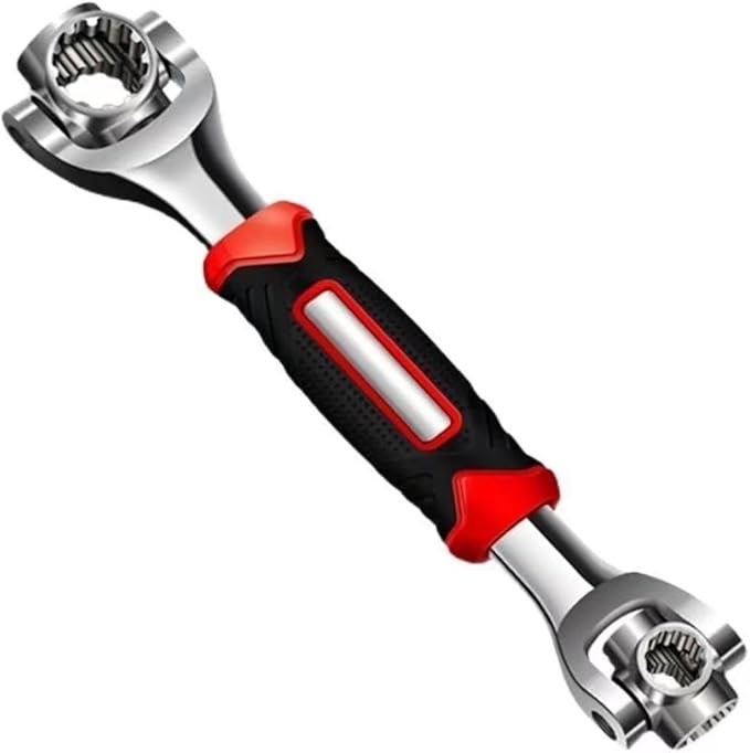 Universal Wrench 52 in 1 Socket Wrench Multifunction Wrench Tool with 360 Degree Rotating Head, Spanner Tool for Home Bicycle Car Repair