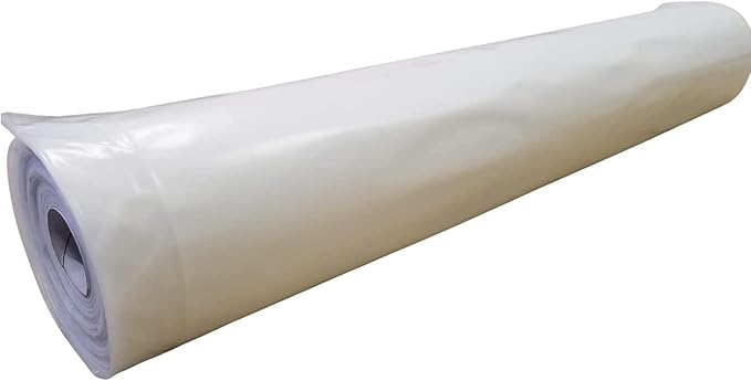 Farm Plastic Supply - Clear Greenhouse Plastic Sheeting - 6 mil - (12' x 10') - 4 Year UV Resistant Polyethylene Greenhouse Film, Hoop House Green House Cover for Gardening, Farming, Agriculture