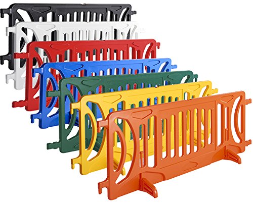 Billboard Barricade 42x96 Plastic Pedestrian Barricade- Blue