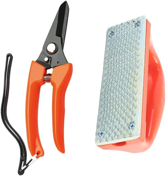 Hoof Trimming and hoof rasp Tools for Goats, Horses,Durable Carbon Steel Farrier Tools