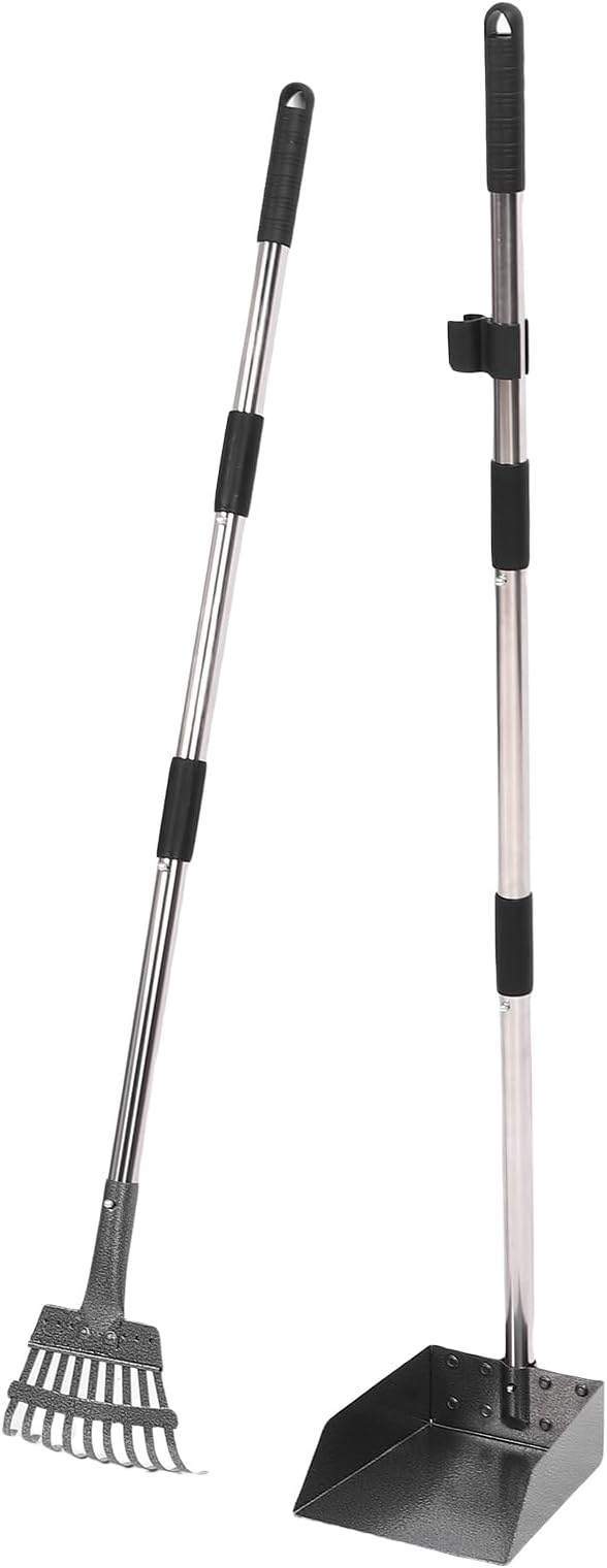 SUNGOOYUE Chicken Rake Shovel Set, Versatile, Easy Storage Tool for Efficient Coop, Ideal for Chicken Farmers with Strong, Lightweight Material