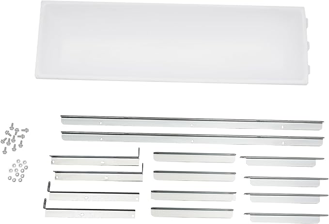 Livestock Feed Trough with Stand, 35L/9.25Gal Capacity Livestock Water Trough with Triangular-Structure Stand 39" Long Portable Farm Animal Feeder for Calves, Pigs, Sheep and Horses (White)