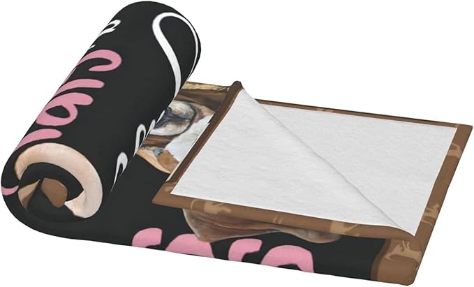 Goat Blanket Gift Just A Girl Who Loves Goats Cozy Plush Throw Blanket Flannel Fleece Ultra Soft Fuzzy Animal Lover Party Blankets for Adult Kids Boys Women Men 60"X50"