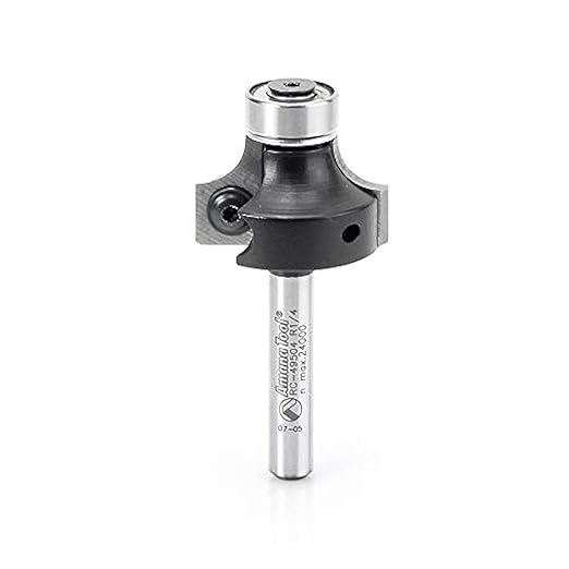 Amana Tool - RC-49504 In-Tech Insert Corner Round 1/4 Radius x 1" Dia x 1/2 x 1/4 Shan