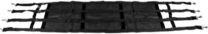 Dura-Tech Aisle Guard | Color Black | Expands 10' to 12' | High Visibility Nylon Mesh | Promotes Maximum Airflow | Comes with Installation Kit Quality