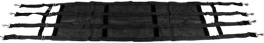 Dura-Tech Aisle Guard | Color Black | Expands 10' to 12' | High Visibility Nylon Mesh | Promotes Maximum Airflow | Comes with Installation Kit Quality