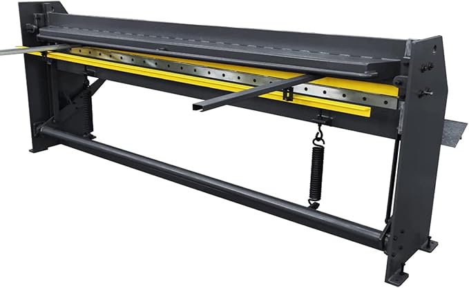 KAKA INDUSTRIAL Sheet Metal Shear- 98-Inch Heavy Duty Stomp Shear Machine for Cutting 18 Gauge (0.047 Inch) Steel, 16-Gauge (0.06 Inch) Aluminum and Copper, Foot Pedal Operated Q01-9818B
