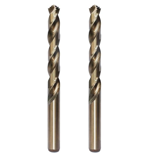 11mm x 2pcs M42 8％ Cobalt Drill Bits for Stainless Steel and Hard Metal