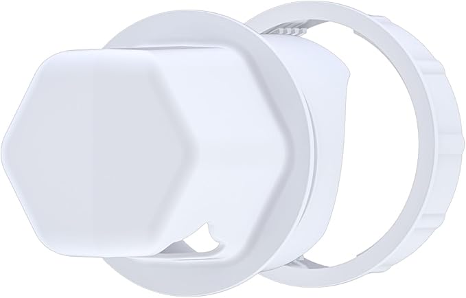 DIY Chicken Feeder Rain Proof Poultry Feeder Port Gravity Feed Kit for Buckets, Barrels, Bins, Troughs