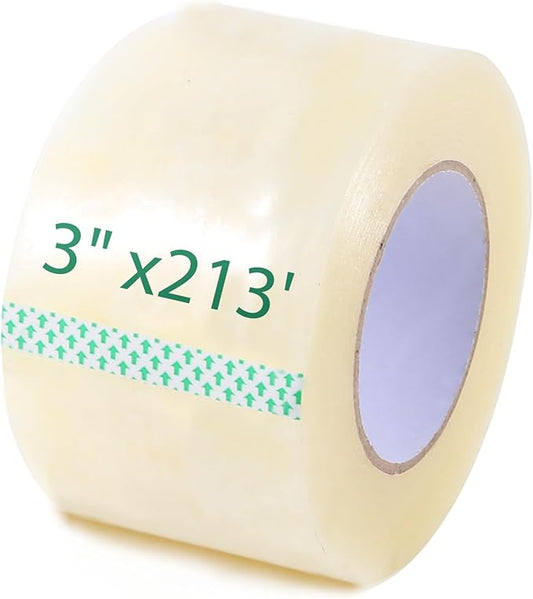 Greenhouse Repair Tape, 6.3 mil Thickness Greenhouse Plastic Tape, Clear UV Resistant Greenhouse Sheeting Coverings Film Tape(3inX213ft)