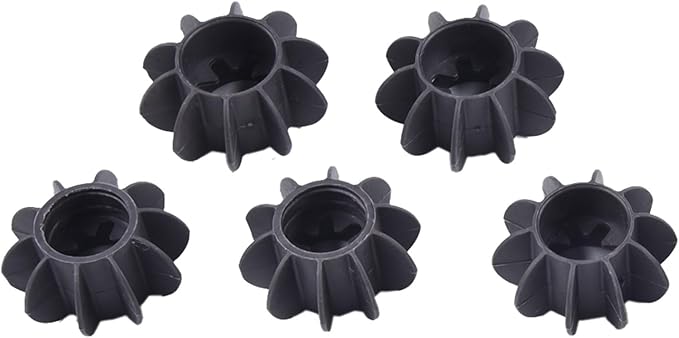 Silicone Laundry Balls for Drum & Wave Washing Machines, 5-Pack Stain Removal and Knot Prevention Cleaning Tool, Reusable Dryer Ball Accelerates Drying, 4" x 2", Gray/White