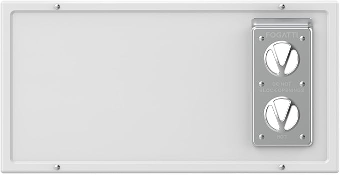 FOGATTI RV Furnace Access Door 20.6×10.5 Inch, Waterproof & Dustproof, White
