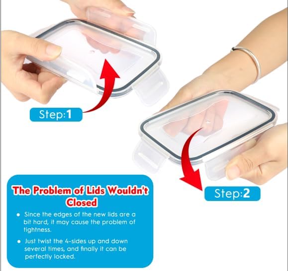 64 PCS Airtight Food Storage Containers With Lids BPA Free,6 Pack With Pouring Spout Cereal Containers Storage for Kitchen Pantry Organization and Storage,Dishwasher safe,Labels Marker