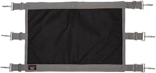Schneiders Padded Stall Guard | Extra Comfort & Ventilation for Horses | Adjustable Fit for 45"-51" Stalls | 600D Durable Fabric | Heavy-Duty Hardware for Safety | Color Black
