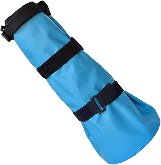 Horse Hoof Boots - Hooves Care Bucket with EVA Pad | Hoofs Soaking Bag with Adjustable Straps for Stall Stable Pasture Ranch Daily Care and Show Preparation, 18.9x7.48x7.48 inches