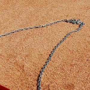 Trigon Sports Heavy Duty Bolt Drag Mat, Field Surface Leveling Spike Drag Mat with Pull Chain, Infield Drag Harrow for Manual or Vehicle Assisted Pulling, 6' Wide Bolt