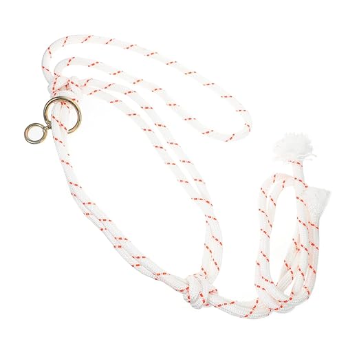 Gatuida Cattle and Sheep Management Cattle Bull Ropes Farm Livestock Training Halter Sheep Goat Halter Barn Cow Cattle Safety Halter Cattle Halter Rope Cow Turn Out Cord Cows Metal White
