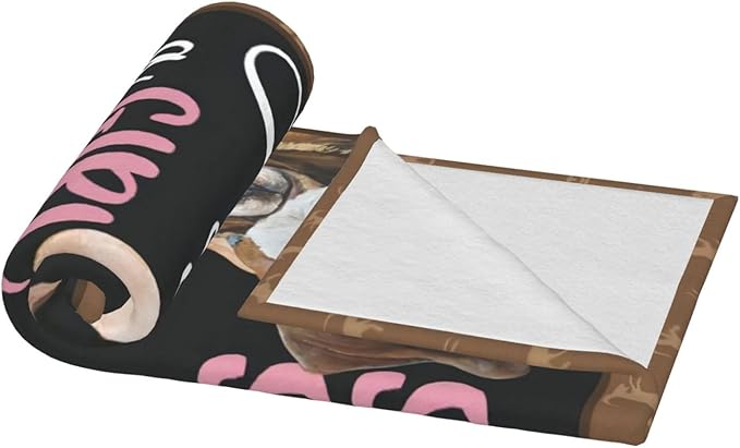 Goat Blanket Gift Just A Girl Who Loves Goats Cozy Plush Throw Blanket Flannel Fleece Ultra Soft Fuzzy Animal Lover Party Blankets for Adult Kids Boys Women Men 80"X60"