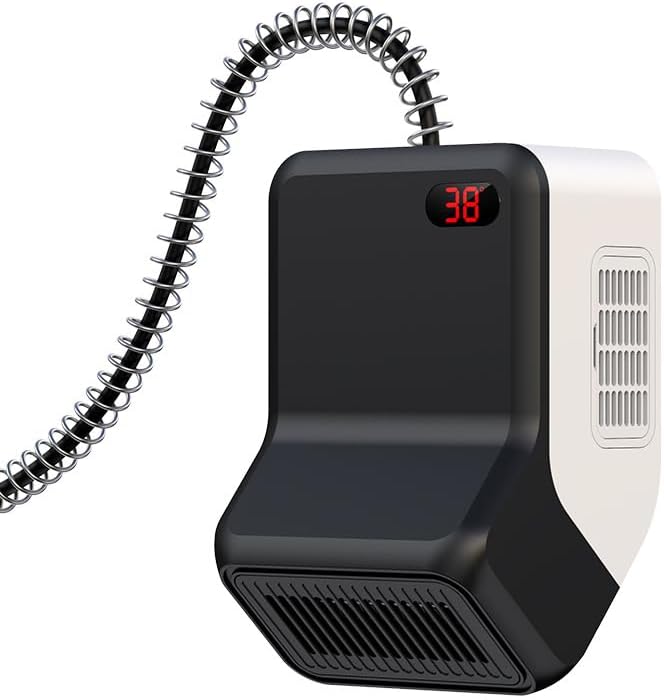 Dog House Heater With Thermostat,Anti-Bite Cord Heated Dog,Heating Pet For Outside Winter Insulated,Wall-Mounted Design, Safe Pet For Dogs Chicken Coops Rabbits