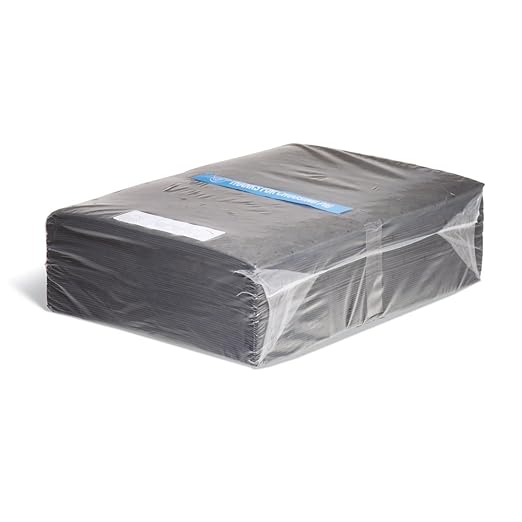 PIG Premium Absorbent Mat Pads | 50 Oil Absorbent Pads | The Original PIG Mat | 15" x 20" Oil Pads | Each Pad Absorbs 28 oz | Total Absorbency is 11 Gallons | 50-Count | MAT231