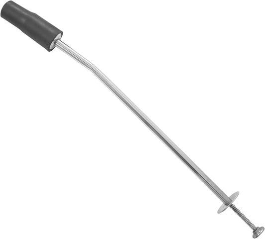 23.5" Rubber Head Balling Gun Spring Clip with 4" Rubber Head – Durable Veterinary Tool for Efficient Medication Delivery in Large Animals, Livestock Care, and Cattle Treatment