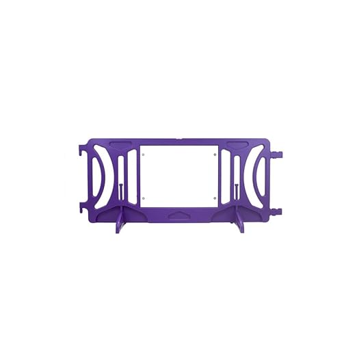 Billboard Barricade 42x96 Plastic Pedestrian Barricade- Purple
