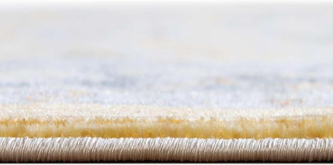 Unique Loom Baracoa Collection Area Rug - Prado (8' 2" Octagon, Yellow/ Ivory)