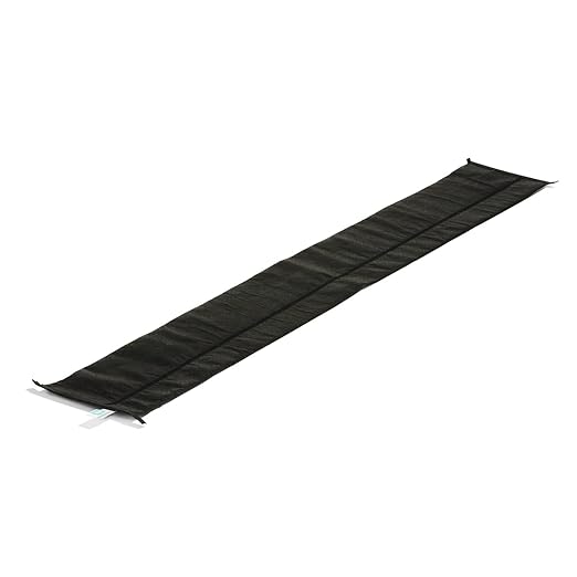 PIG Water Barrier - Sandless Sandbags for Flooding - 4 Pack - 5'L x 6.5"W x .25"H Water Diverter - PM50416